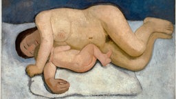 Das Beitragsbild des WDR3 Kulturfeature "Kinder, Kunst, Karriere – Mütter im Kulturbetrieb" zeigt das Ölgemälde “Liegende Mutter mit Kind” von Paula Modersohn-Becker.