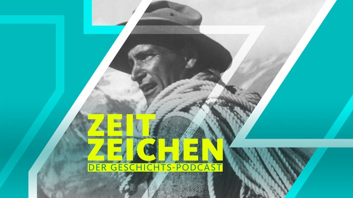 Luis Trenker, Mit Seil und Haken in einem Bergfilm..Künstlerpostkarte.