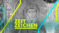 Heiliger Antonius der Große (Fresko in der Einsiedelei St. Neophytos auf Zypern)