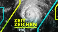 Der Hurrikan Katrina am 29.08.2025 über der Küste im Südosten der USA