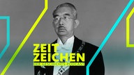 Kaiser Hirohito von Japan mit Schärpe, Kette und Orden