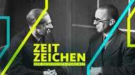 Lion Feuchtwanger und Bertolt Brecht beim Schriftsteller-Kongress 1935 in Paris