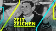 Das Plakat zeigt Mohamed Bouazizi, der sich am 17. Dezember 2010 aus Protest in Tunesien selbst verbrannt hat.