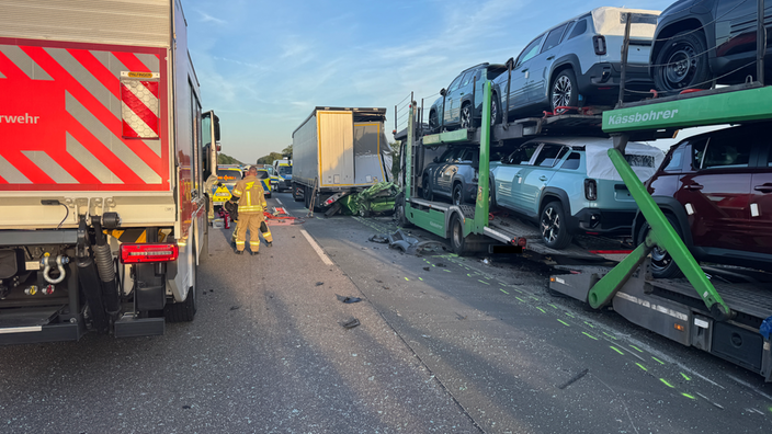 Unfall auf der A4
