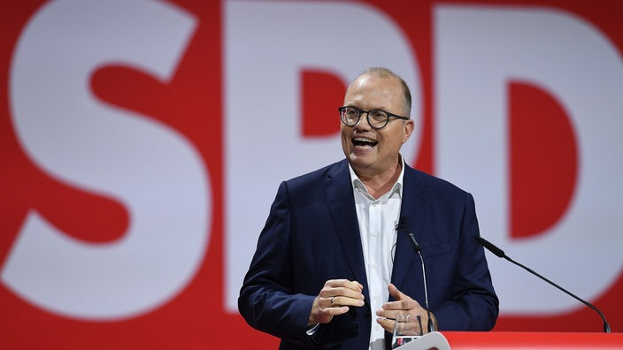 Jochen Ott (SPD) bei seiner Rede auf dem Listenparteitag der NRW-SPD