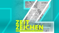 Karte von Afrika mit Kolonien