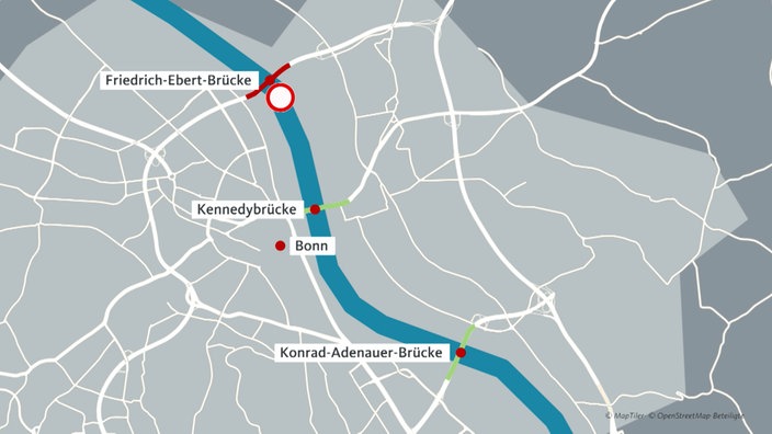 Grafik: Bonner Nordbrücke