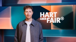 Louis Klamroth vor hartaberfair-Logo