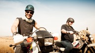 Biker Wüstenshooting