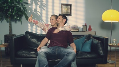 Couchzone mit Lea und Timo