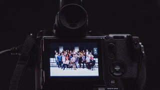 Ensemblefoto Making of