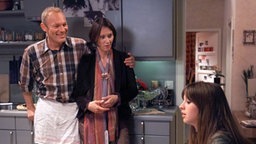 Christian, Urszula und Irina in der Küche