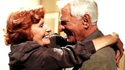Ein Herz und eine Seele: Amélie von der Marwitz (Anna Teluren) und Priesnitz (Carlos Werner).