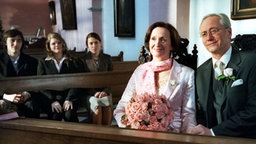 Familie Beimer/Ziegler sind zur Trauung in der Kirche