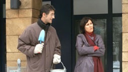 Urszula hatte von Anfang an ihre Zweifel ob das mit dem abwechselnden Streudienst gut gehen wird.