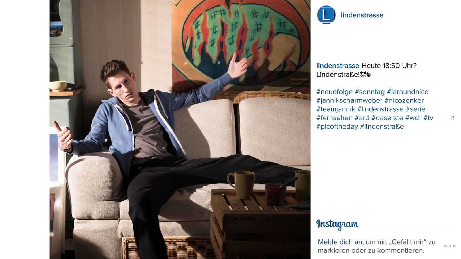 Lindenstraße bei Instagram