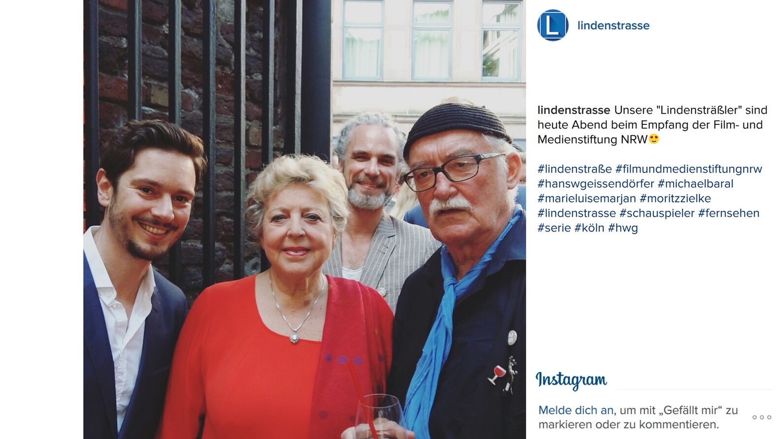 Lindenstraße bei Instagram