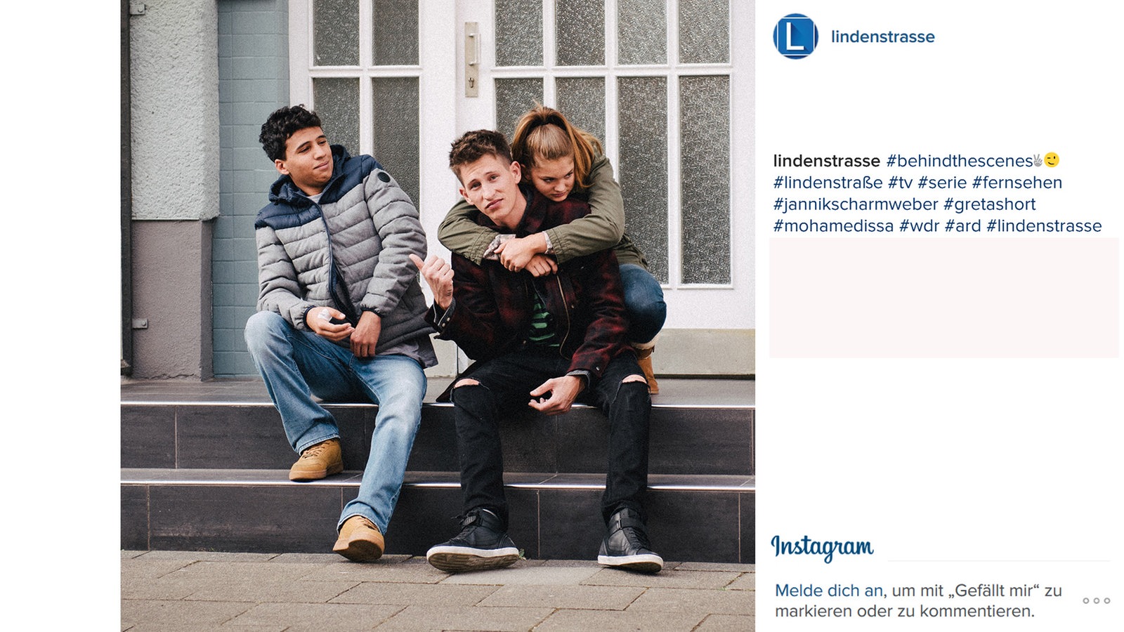 Lindenstraße bei Instagram