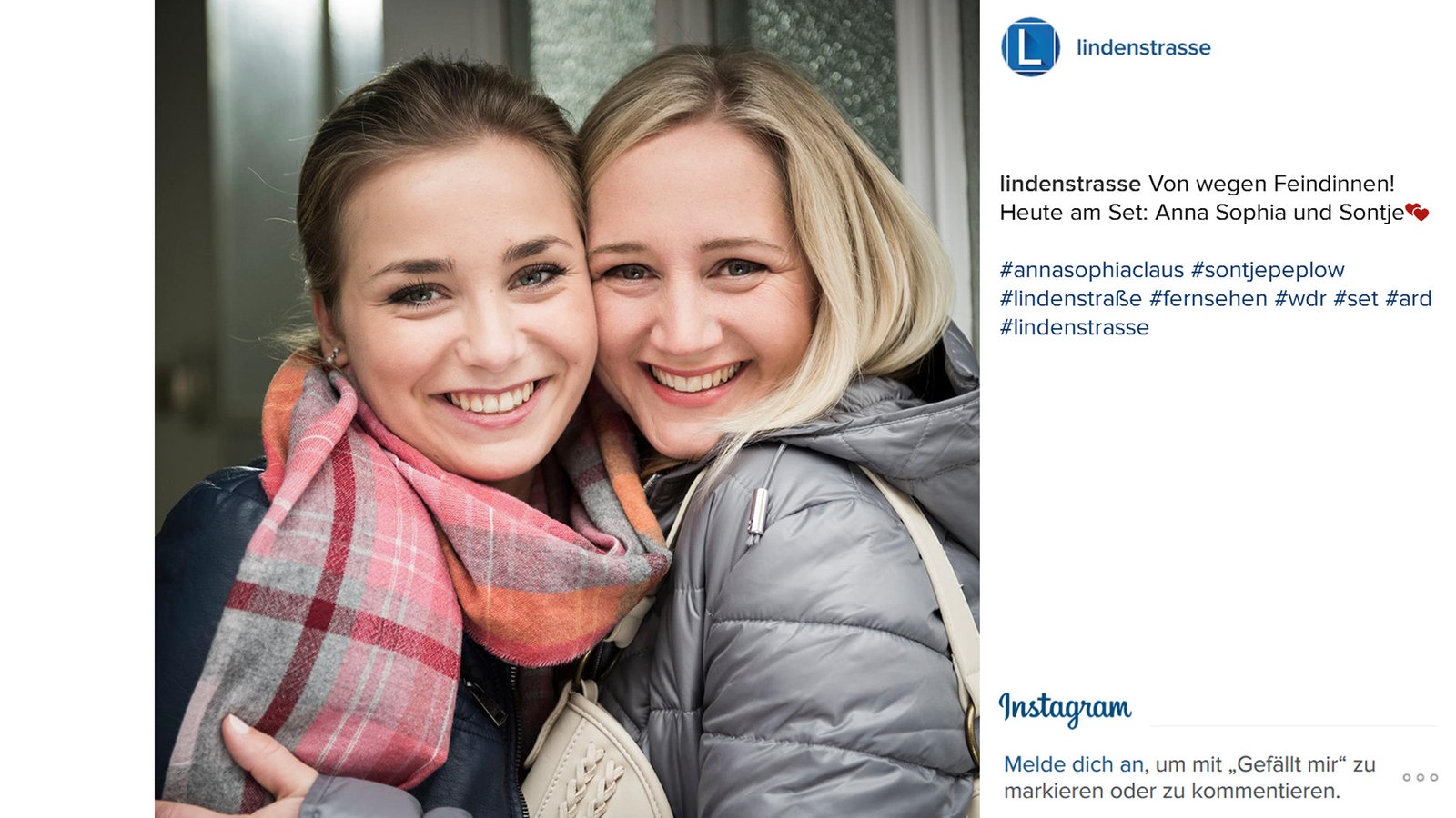 Lindenstraße bei Instagram