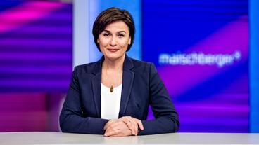 Sandra Maischberger im Studio