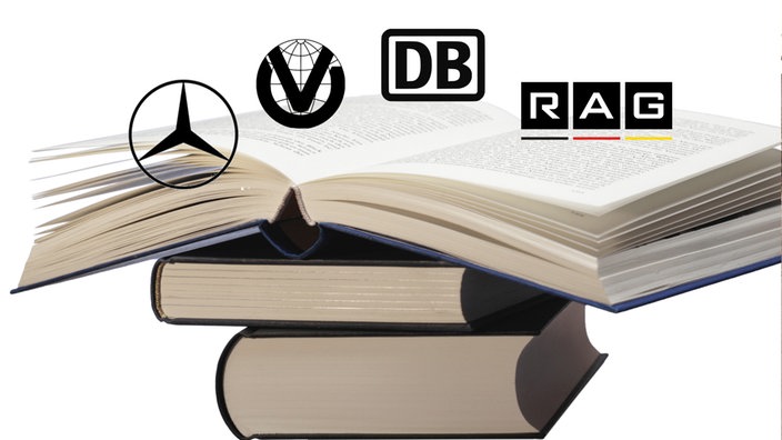 Bücher mit Firmenlogos