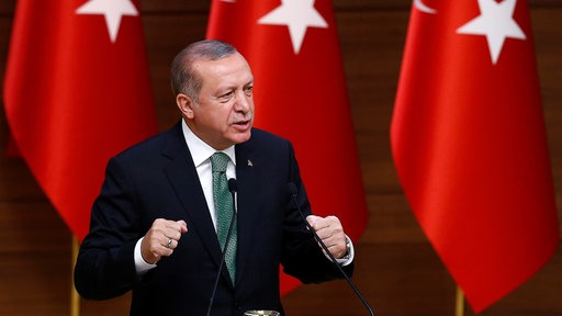 Türkischer Präsident Recep Tayyip Erdogan