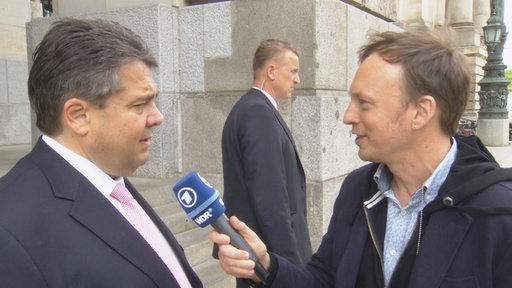 Stephan Stuchlik und Sigmar Gabriel