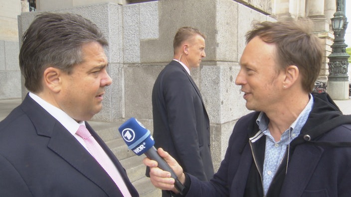 Stephan Stuchlik und Sigmar Gabriel