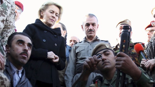 Ursula von der Leyen im Irak