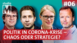 Köpfe davor 'Politik in Corona-Kriese -- Chaos oder Strategie?'