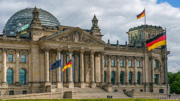 Das Reichstagsgebäude in Berlin