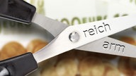 Schere arm und reich