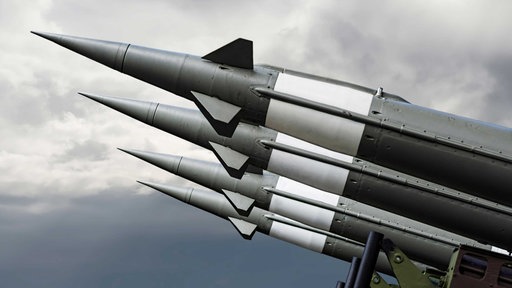 Atomraketen mit Sprengkopf