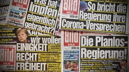 Verschiedene Ausgaben der BILD-Zeitung