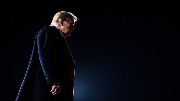 Donald Trump am 04.01.2021 in Dalton, Georgia.