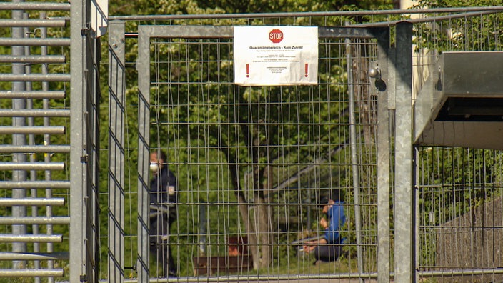 Flüchtlingsunterkunft unter Quarantäne (Symbolfoto)