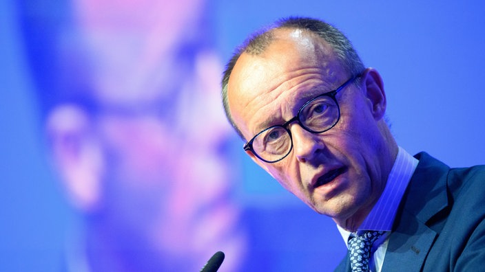 CDU-Vorsitzender Friedrich Merz spricht beim jährlichen Wirtschaftstag des CDU-Wirtschaftsrates (31.05.2022).
