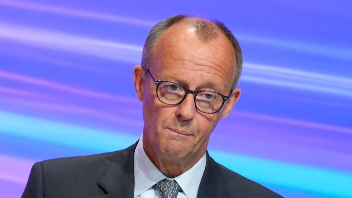 CDU-Parteichef Friedrich Merz beim Chemie und Pharma Summit 2024 am 12.09.2024.