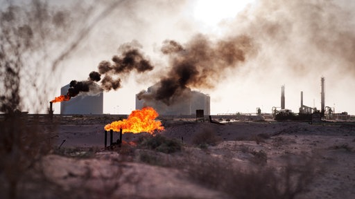 Blick auf die Raffinerie der "Oil National Company (ONC)" in Zuitina, Libyen