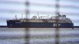 Der LNG-Flüssiggastanker "Christophe de Margerie"