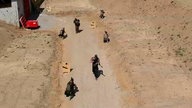 Videoaufnahmen einer Gefechtsausbildung unter dem Dach von Uniter