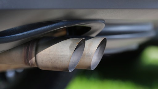 Auspuff eines Volkswagen
