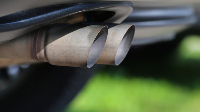 Auspuff eines Volkswagen
