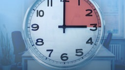Büro mit Uhr