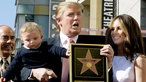 Donald Trump mit Sohn Barron und Melanie Trump