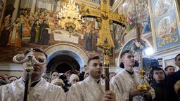 Orthodoxer Weihnachtsgottesdienst in Kiew