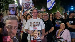 Protest von Angehörigen der israelischen Geiseln 