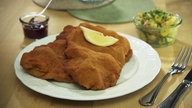 Schnitzel auf Teller