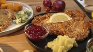 Schnitzel auf Teller