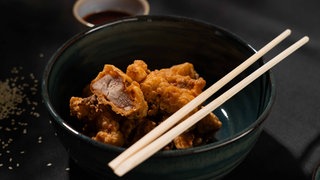 Korean Chicken mit Dips